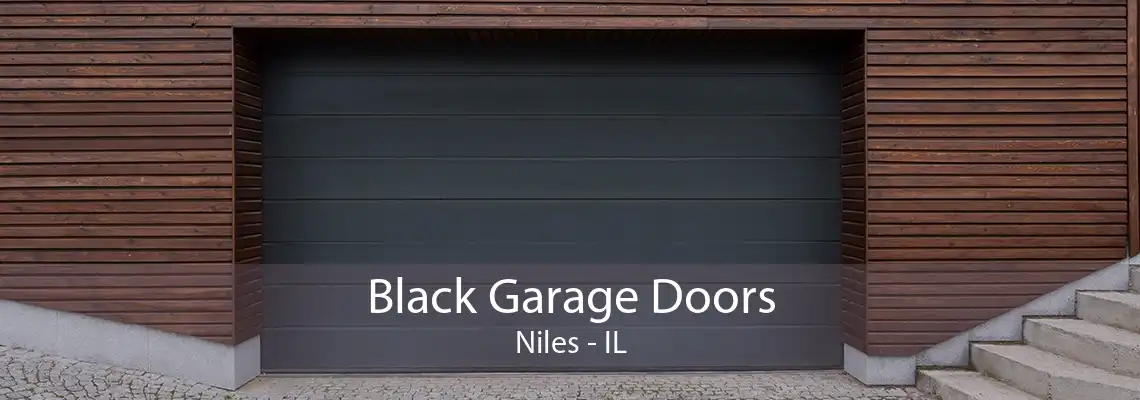 Black Garage Doors Niles - IL