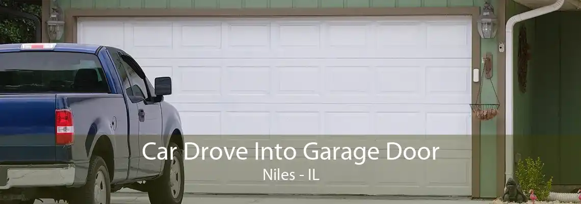 Car Drove Into Garage Door Niles - IL