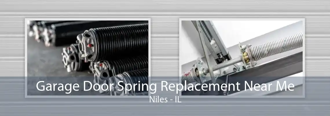 Garage Door Spring Replacement Near Me Niles - IL